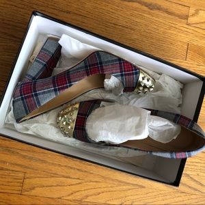 J Crew Etta studded pumps sz 7.5 New